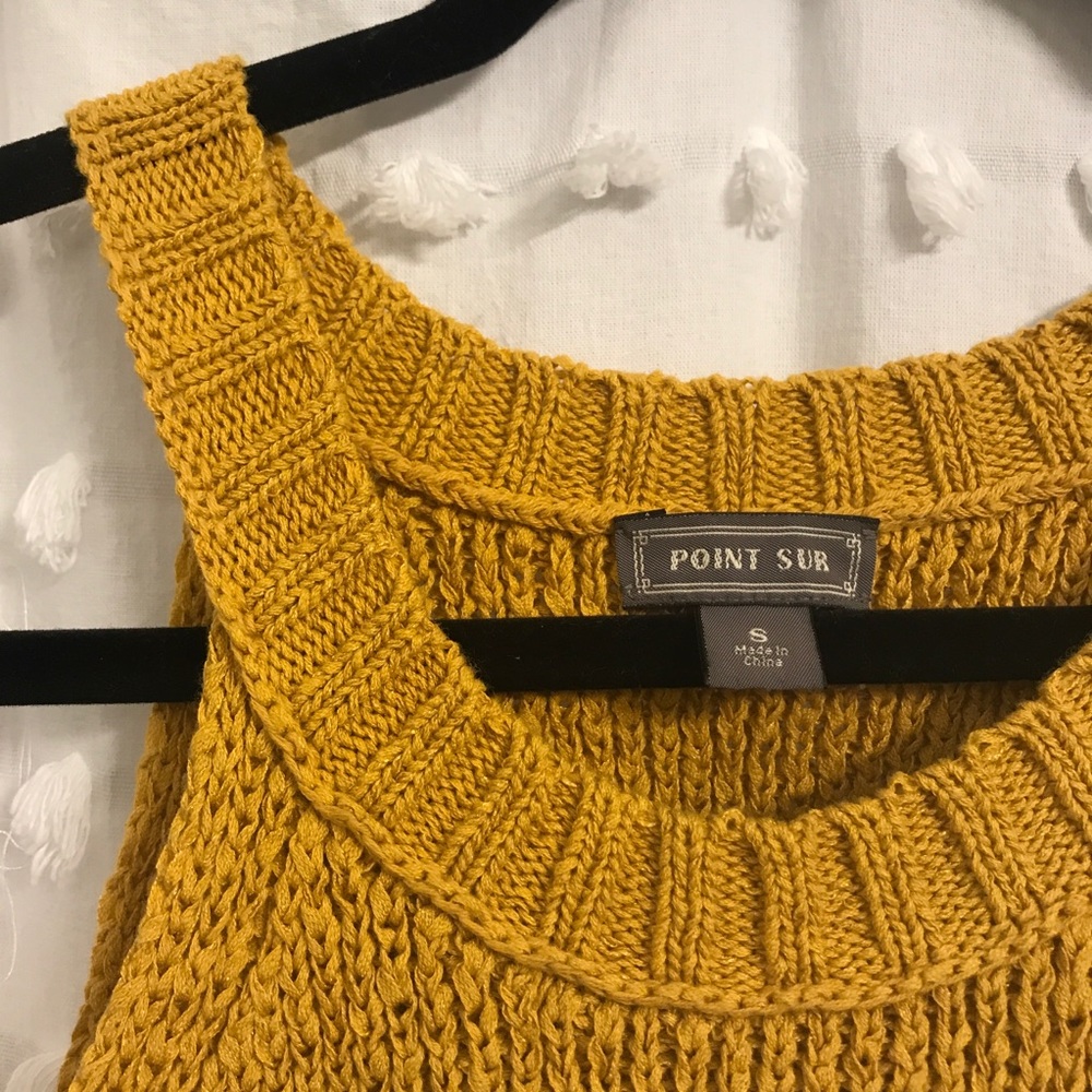 Gorgeous J Crew mustard sweater tank (wore once!)